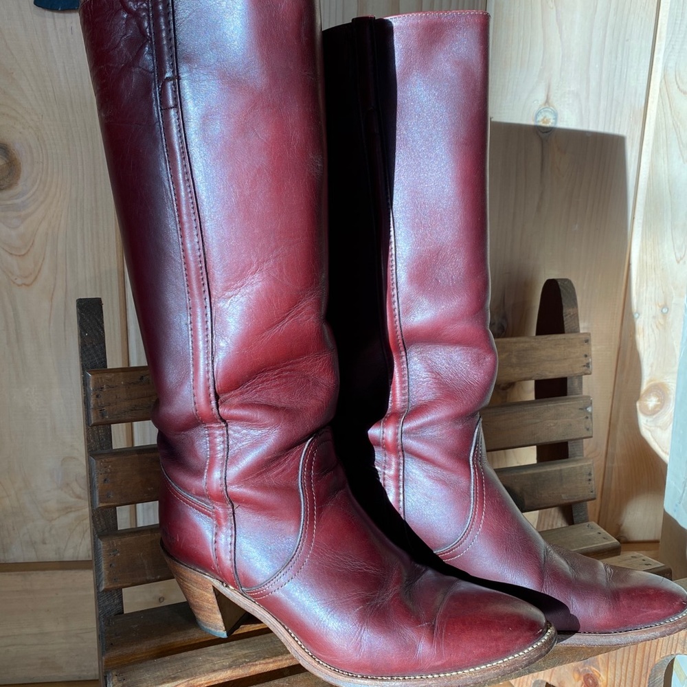 Vintage Frye 7710 Tall Campus Boots
